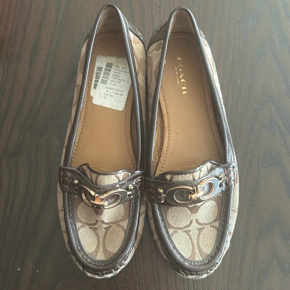 Coach slip on shoes